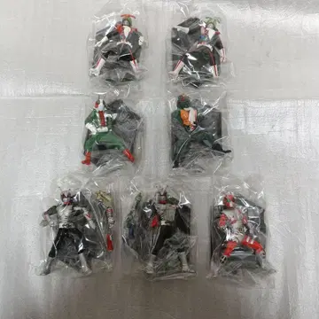 가면라이더 시리즈 모션 피규어 7종 세트 (쇼와 라이더)