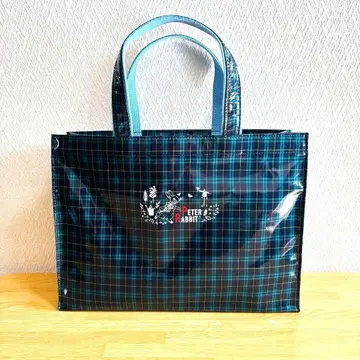 한정판 콜라보 피터 래빗 x fukuzo 토트백 타탄 체크 A4