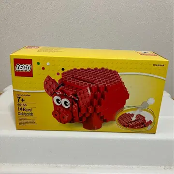 미사용 새상품 LEGO 40155 빨간 돼지 저금통 148피스