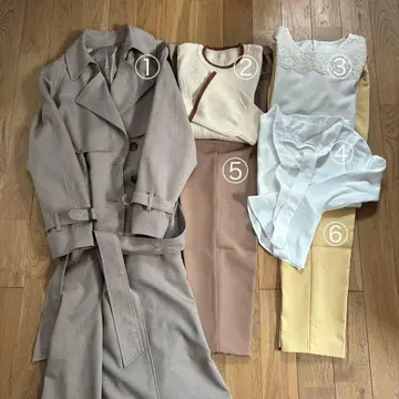 아우터 포함 깔끔한 캐주얼 코디 묶음 판매