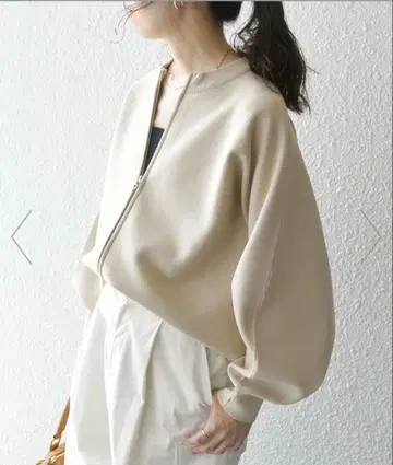 SHIPS any 돌먼 지퍼 블루종 가디건