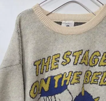 니코앤드 마코 로드리게스 콜라보 그래픽 긴팔 니트 스웨터