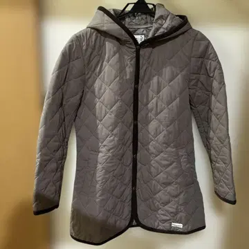 SM2 퀼트 코트 브라운 계열