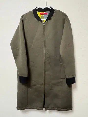 graniph Lady F 올리브 그린 롱 코트