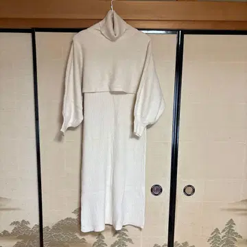 니트 원피스 셋업