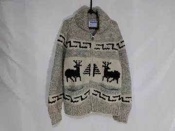 고품질! 캐나다제 Kanata 카나타 집업 카우친 스웨터 L 정도