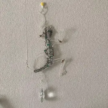 도마뱀 모양 와이어 크라프트 참