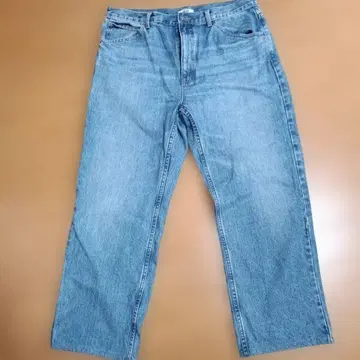 빅 사이즈 라이트 블루 스트레이트 데님 약 90cm