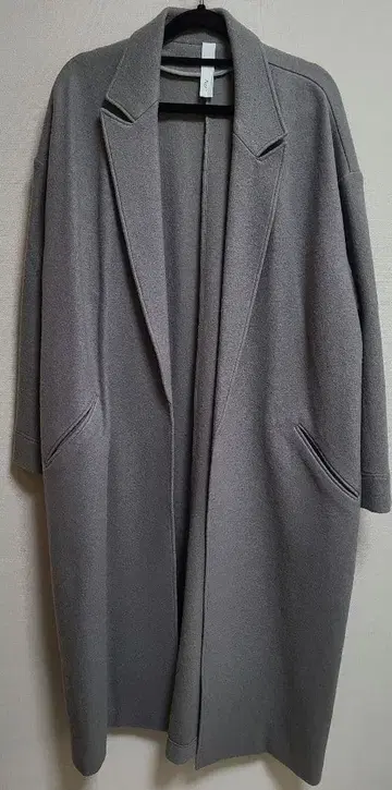 야마다야 Aga+ NORITAKE 롱 코트 얇은 소재 그레이