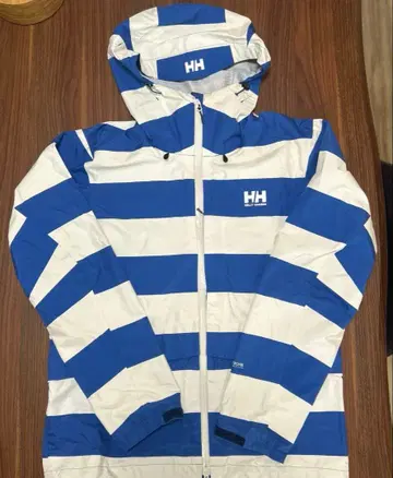 Helly Hansen 나일론 자켓 블루 화이트 스트라이프