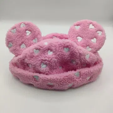 디즈니 햇 모자 핑크 하트