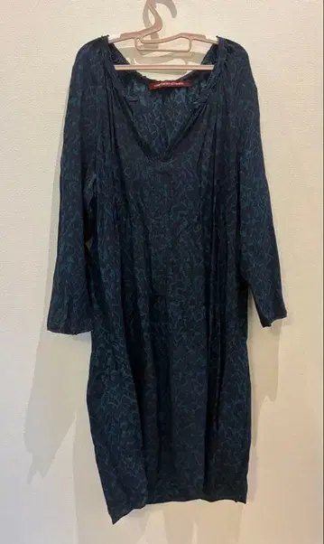 콩트와르 데코토니에 다크 블루 5부 소매 튜닉 9호