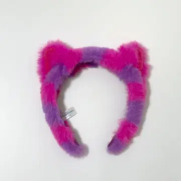 고양이 귀 디자인 헤어밴드 핑크 보라색