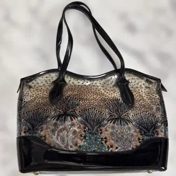 ANNA SUI 꽃무늬 토트백 블랙