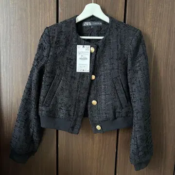 ZARA 블랙 버튼 포함 자켓 택 포함