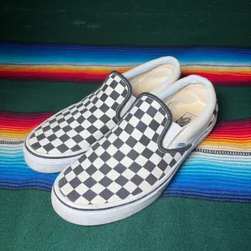 VANS 체커 패턴 슬립온 9.5 US