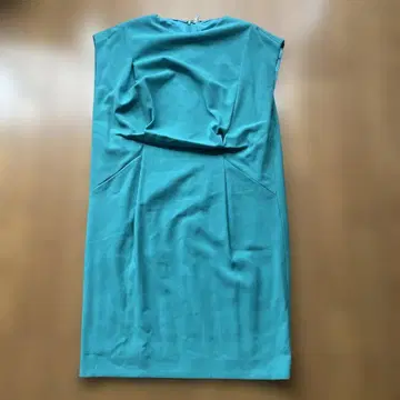 allureville 터콰이즈 슬리브리스 원피스