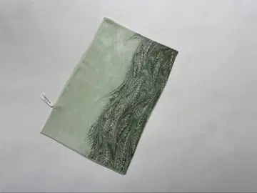 미사용 새상품 순수 실크 오비 장식 천 먹물 염색