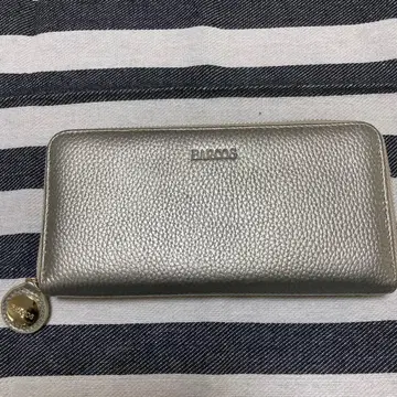 BARCOS 샴페인 골드 장지갑