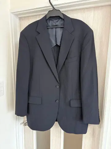 리걸 포멀 슈트 블랙 섀도우 스트라이프 BE6