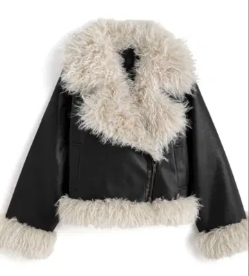 GRL 시프 퍼 라이더 자켓 [fo2205] 가죽 숏 자켓