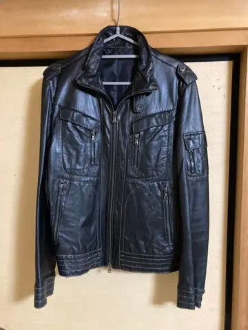 맨즈 멜로즈 가죽 싱글 라이더 자켓 램 가죽 4