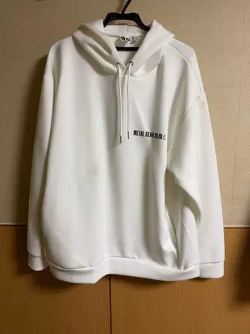 메탈기어 METAL GEAR 후드티 GU 지유 XL 화이트