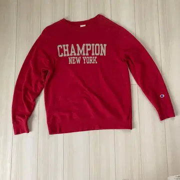 Champion 크루넥 트레이닝복 빨간색 XL