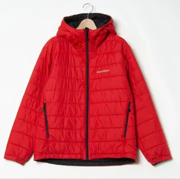 새상품급 mont-bell 리버서블 써멀랜드 후드티 남성용 S 충전솜