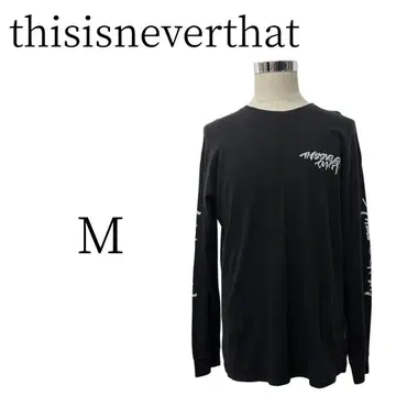 this is never that 디스이즈네버댓 블랙 긴팔 T M