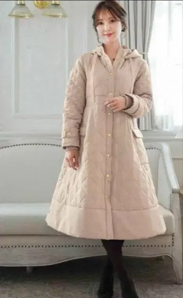 완판템 lerevevaniller  퀼팅 페이크 다운 코트