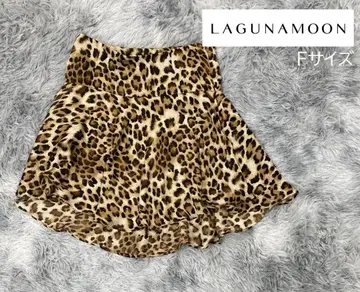 러그나무 문 스커트 레오파드 무늬