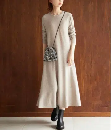 SLOBE IENA 워셔블 플레어 원피스