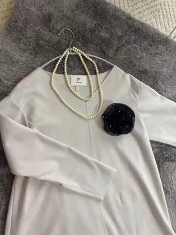 코튼 펄과 코사지 세트