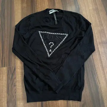 GUESS 라메 믹스 니트탑