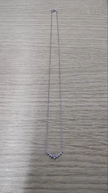 실버 체인 목걸이 약 40cm