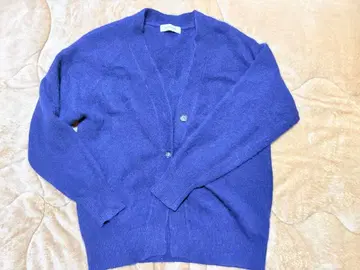 베이크루즈/네이비/모헤어 가디건 긴팔