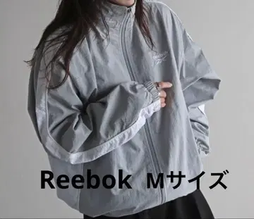 Reebok M 사이즈 별주 스몰 벡터 자수 블루종 점퍼