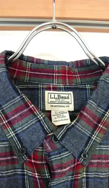 L.L.Bean 트래디셔널 핏 체크 셔츠
