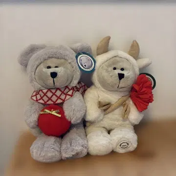 스타벅스 봉제 인형 베어리스타 2종 세트