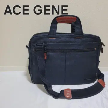 ACE GENE 에이스진 비즈니스 백 브리프 케이스 네이비