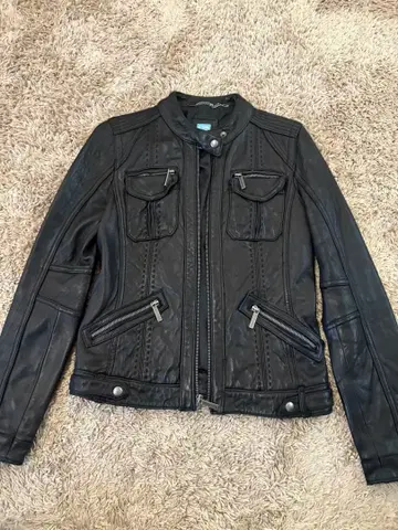 BARNEYS NEW YORK 바니스뉴욕 가죽 자켓 천연 가죽