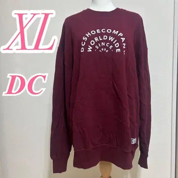 DC 레드 화이트 트레이닝복 긴팔 캐주얼 면