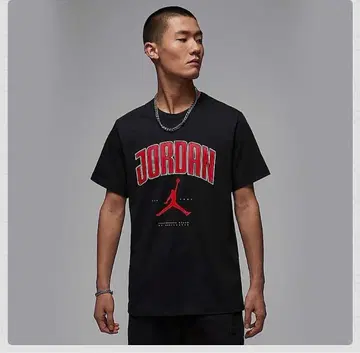 S Jordan 그래픽 티셔츠 블랙