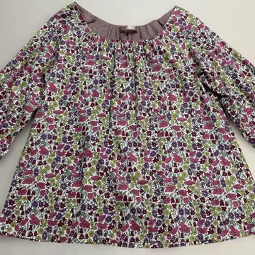 새상품급 허그아워 마사키 리버티 타나론 블라우스 튜닉 일본제