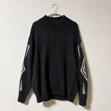 PENDLETON 펜들턴 하프 지퍼 니트 M 새상품급