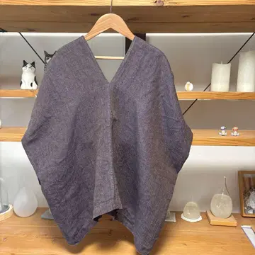 fog linen work 리투아니아 린넨 솔렌 풀오버 베스트
