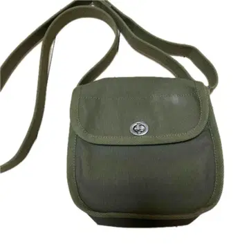 이치자와 신자부로 캔버스 숄더 백 S14 올리브 x 올리브