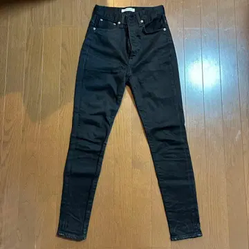 MOUSSY 블랙 스키니 데님