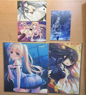 SummerPocket 색지 엽서 럭키 드로우 복권